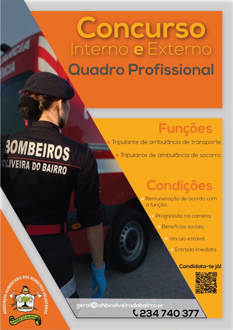 Abertura de concurso para Quadro Profissional
